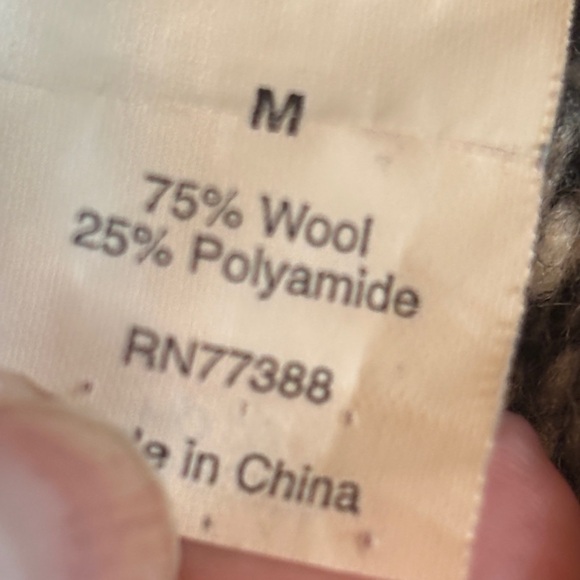 J CREW 75% wool Gray Button-Up Cardigan Sweater medium - Picture 7 of 7